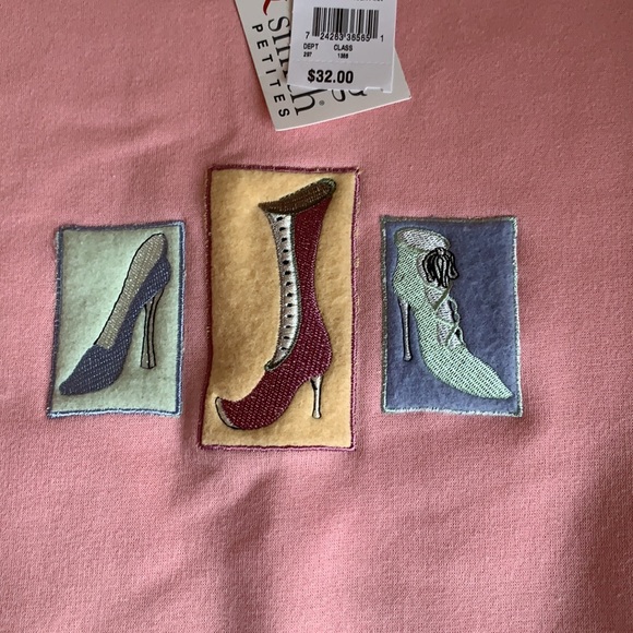 Vintage NWT High Heel Crewneck Sweater - Picture 2 of 5